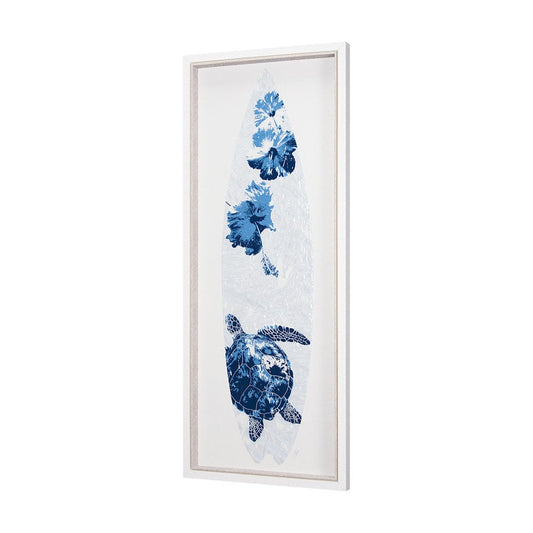 Mercana - Surfs Up 1 by Mercana Studio a Hand Embelished Textured Framed Art Print - 15412 view 2