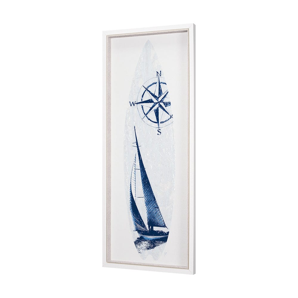 Mercana - Surfs Up 2 by Mercana Studio a Hand Embelished Textured Framed Art Print - 15413 view 2