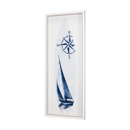 Mercana - Surfs Up 2 by Mercana Studio a Hand Embelished Textured Framed Art Print - 15413 view 2