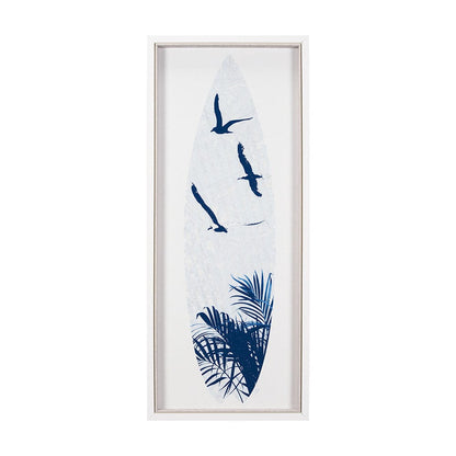 Mercana - Surfs Up 3 by Mercana Studio a Hand Embelished Textured Framed Art Print - 15414 view 1