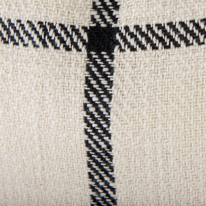Mercana - Susan 18 x 18 Cream With Black Details Decorative Pillow Cover - 68874 view 11