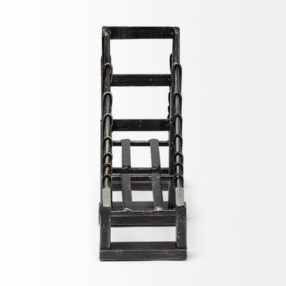 Mercana - Suspension 19L x 4W Brown Wrought Iron Suspension Bridge Bookends (Set of 2) - 57157 view 5