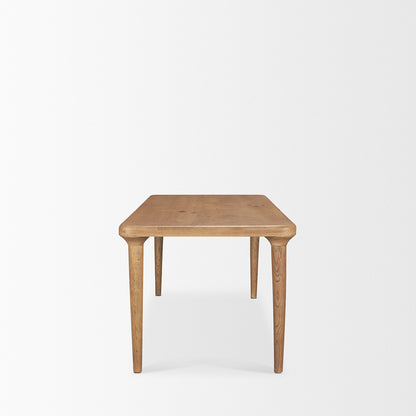 Mercana - Suvan 72L Light Brown Rectangular Oak Wood Dining Table - 70870-AB view 3