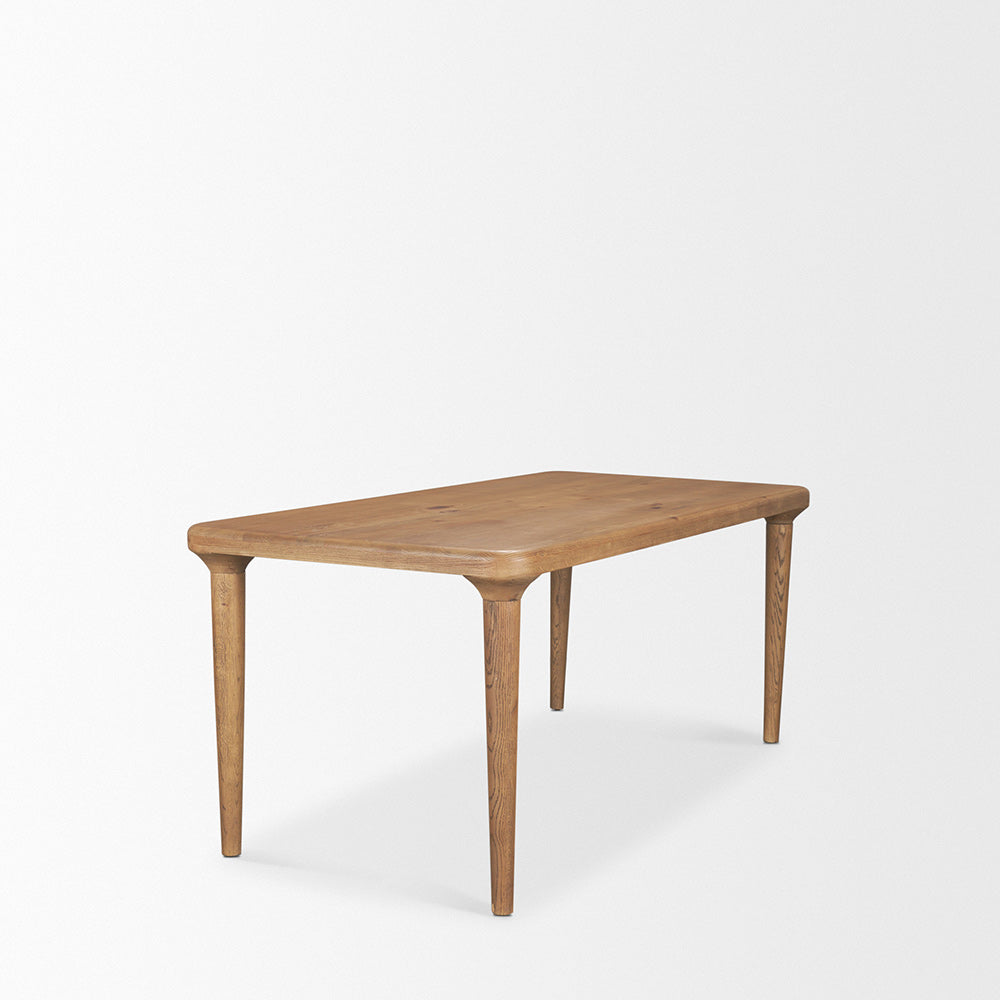 Mercana - Suvan 72L Light Brown Rectangular Oak Wood Dining Table - 70870-AB view 4