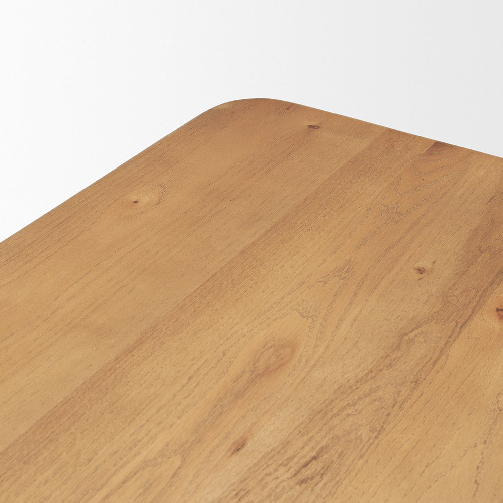 Mercana - Suvan 72L Light Brown Rectangular Oak Wood Dining Table - 70870-AB view 5