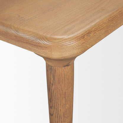 Mercana - Suvan 72L Light Brown Rectangular Oak Wood Dining Table - 70870-AB view 6