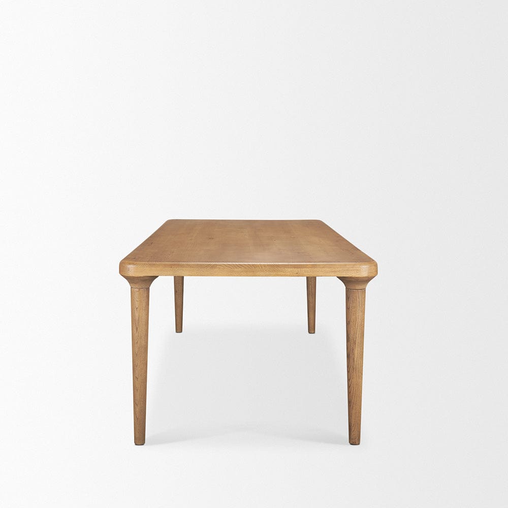 Mercana - Suvan 84L Light Brown Rectangular Oak Wood Dining Table - 70882-AB view 3