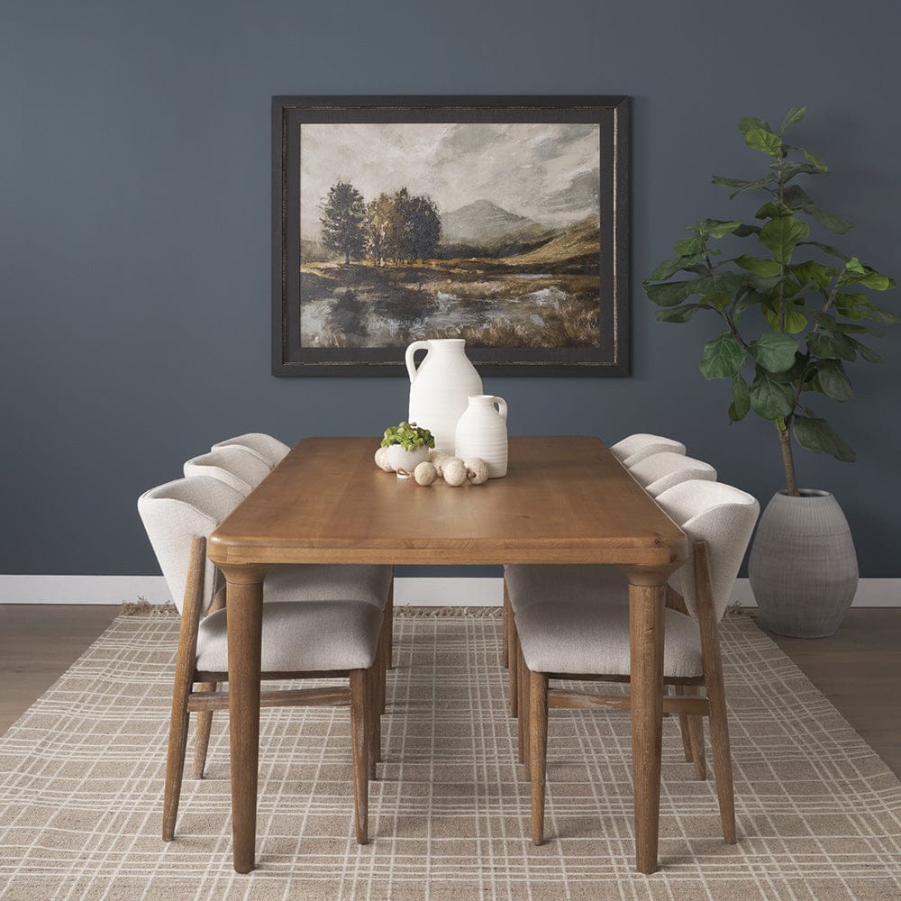 Mercana - Suvan 84L Light Brown Rectangular Oak Wood Dining Table - 70882-AB view 10