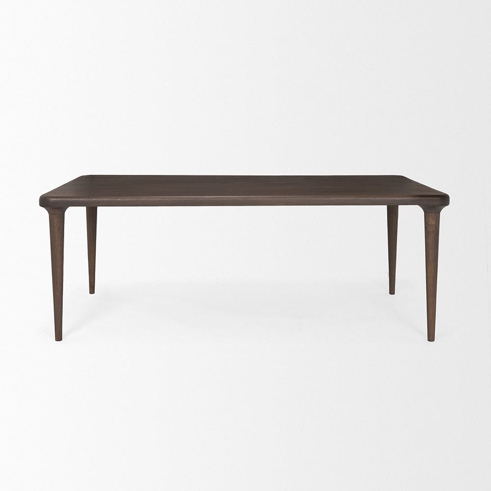 Mercana - Suvan 84L Medium Dark Brown Rectangular Wood Dining Table - 70871-AB view 2