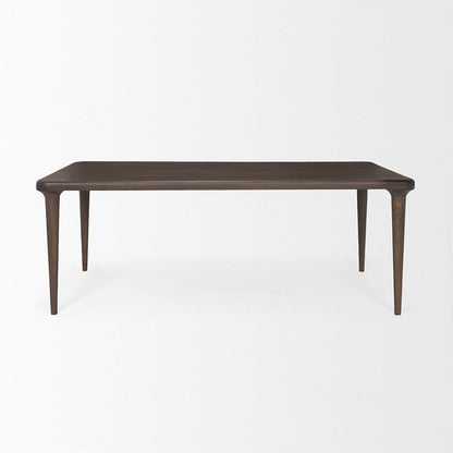 Mercana - Suvan 84L Medium Dark Brown Rectangular Wood Dining Table - 70871-AB view 2