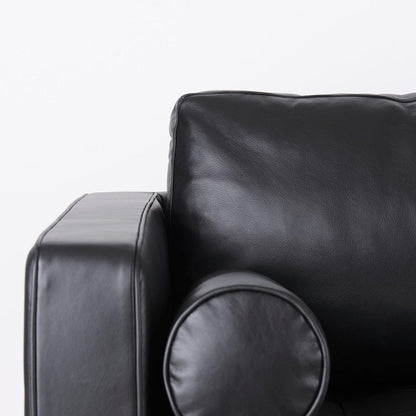 Mercana - Svend 88.0L x 38.0W x 34.0H Black Leather Sofa - 69641_CLOSEOUT view 7