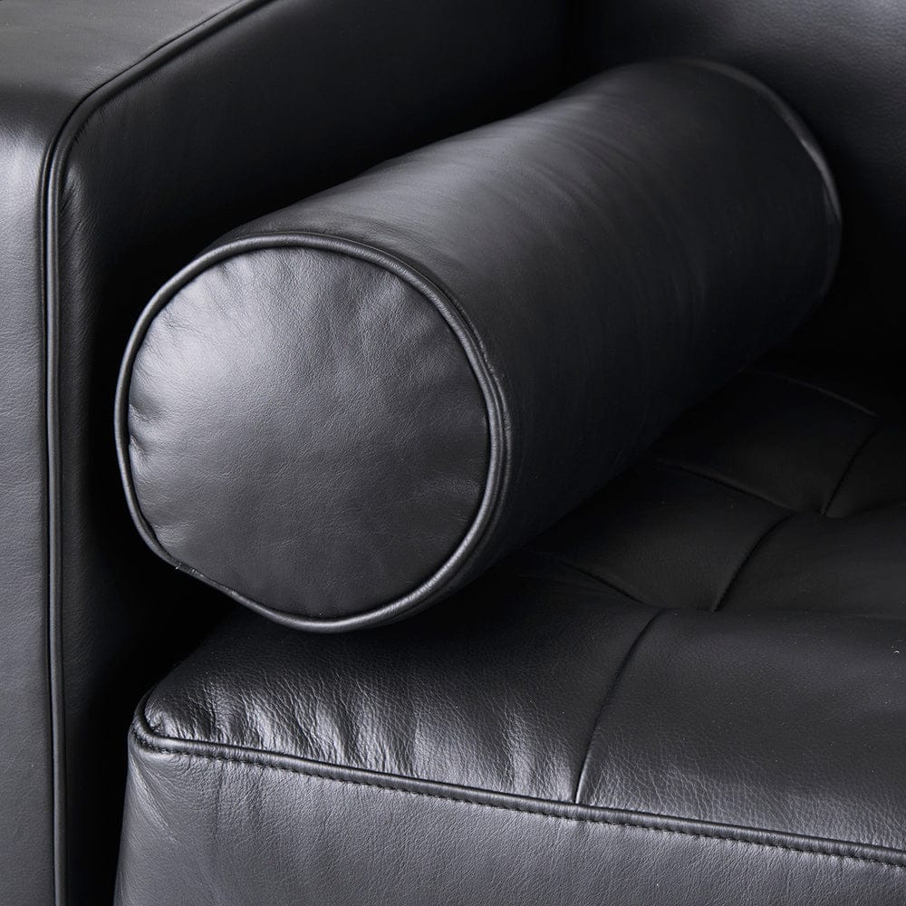 Mercana - Svend 88.0L x 38.0W x 34.0H Black Leather Sofa - 69641_CLOSEOUT view 9
