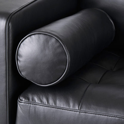 Mercana - Svend 88.0L x 38.0W x 34.0H Black Leather Sofa - 69641_CLOSEOUT view 9