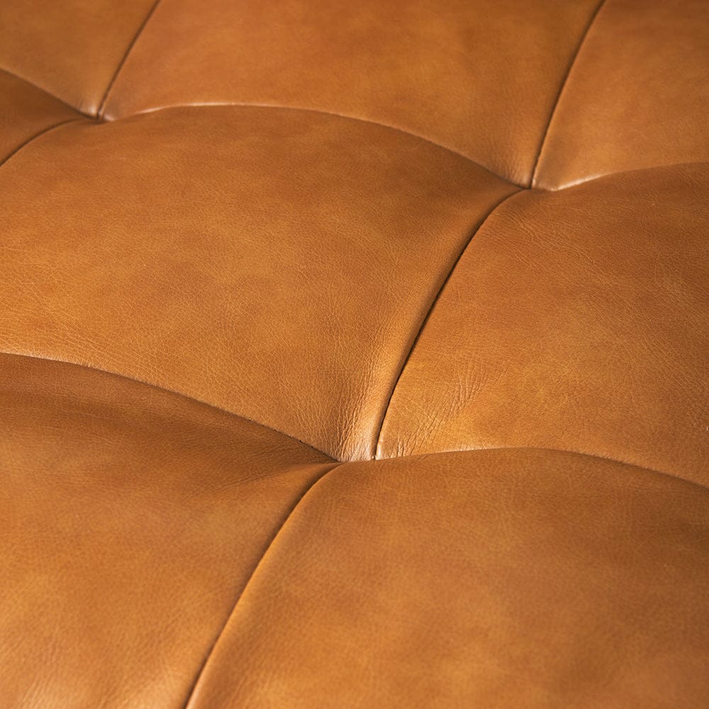 Mercana - Svend 88.0L x 38.0W x 34.0H Tan Leather Sofa - 69639 view 10