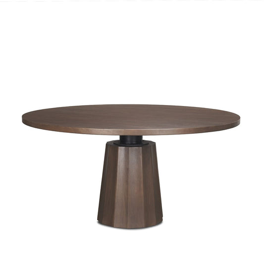 Mercana - Swanson 60" Dark Brown Wood Round Pedestal Dining Table - 70830-AB view 1