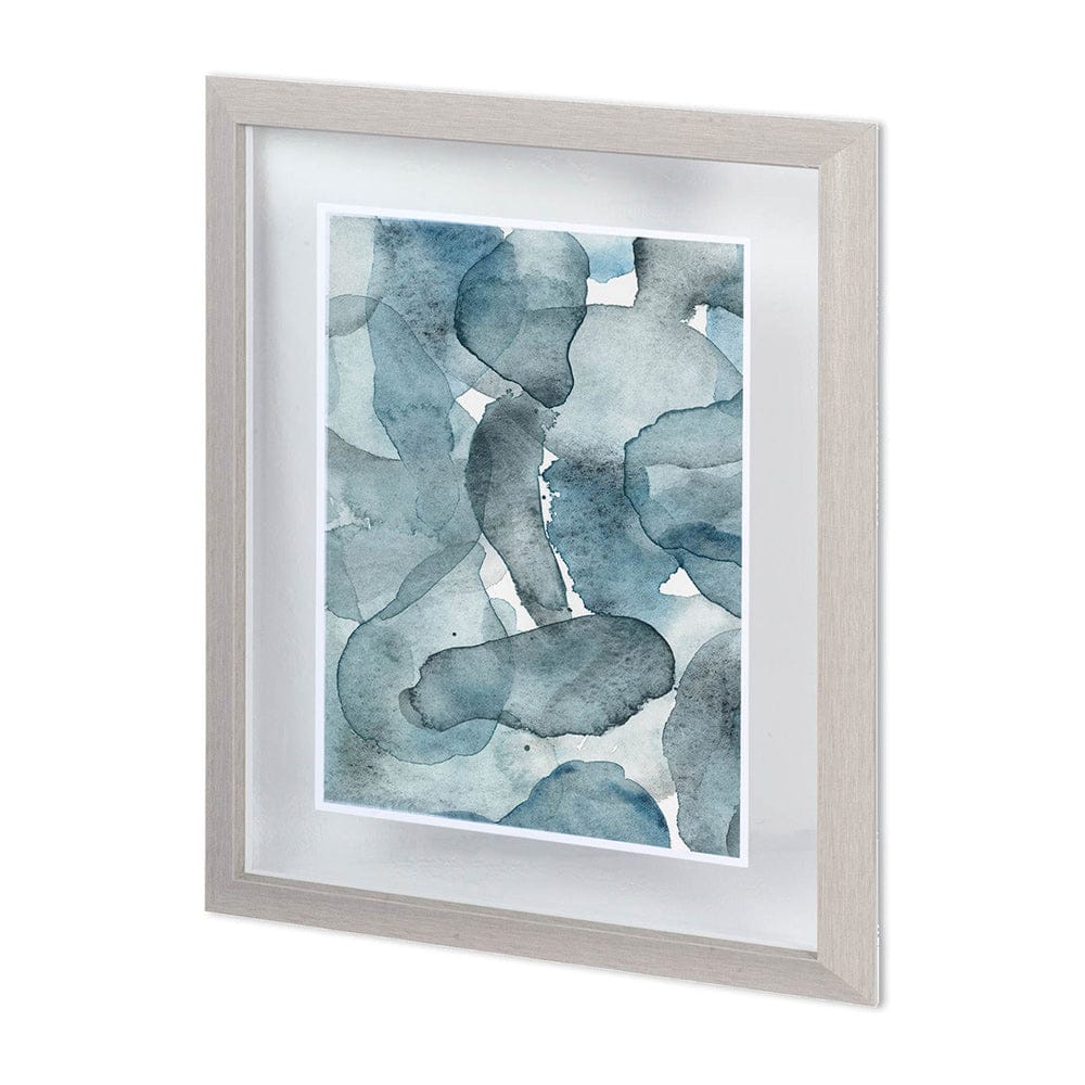 Mercana - Swim I by Mercana Studio a Hand Embellished Textured Framed Art Print Matted under Glass - 11495 view 1
