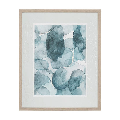 Mercana - Swim II by Mercana Studio a Hand Embellished Textured Framed Art Print Matted under Glass - 11496 view 1