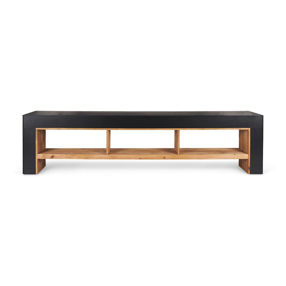 Mercana - Tabor Natural Wood w/ Black Oak Waterwall Media Console - 70894 view 4
