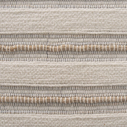 Mercana - Taimo White Washed Light Brown Wood w/ Striped Fabric Seat Bench - 70846 view 9