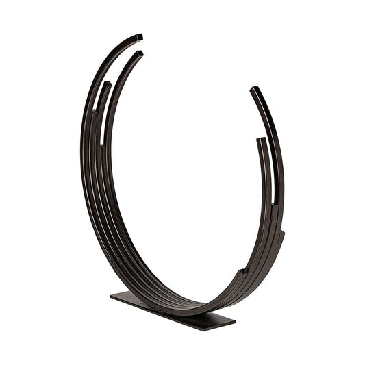 Mercana - Taj Large 21L x 3W Black Broken Halo Decorative Object - 68801 view 1