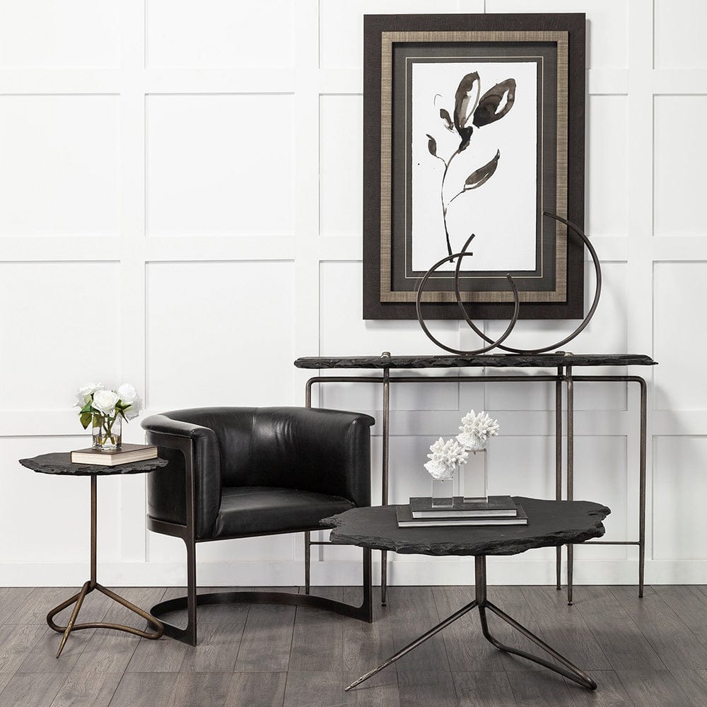 Mercana - Taj Large 21L x 3W Black Broken Halo Decorative Object - 68801 view 4