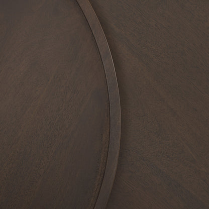 Mercana - Takoda Dark Brown Wood Tapered Drum Nesting Coffee Tables - 71011-AB view 9