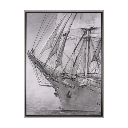 Mercana - Tall Ship II by Mercana Studio a Hand Embellished Textured Framed Canvas - 102600-FL view 1