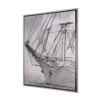 Mercana - Tall Ship II by Mercana Studio a Hand Embellished Textured Framed Canvas - 102600-FL view 2
