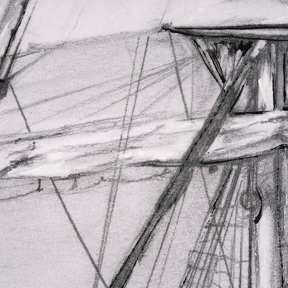 Mercana - Tall Ship II by Mercana Studio a Hand Embellished Textured Framed Canvas - 102600-FL view 7