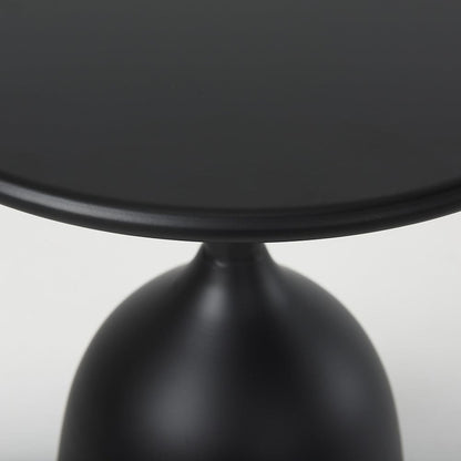 Mercana - Talulla 16.5L x 16.5W x 19.7H Matte Black Metal Accent Table - 70098 view 3