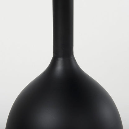 Mercana - Talulla 16.5L x 16.5W x 19.7H Matte Black Metal Accent Table - 70098 view 4