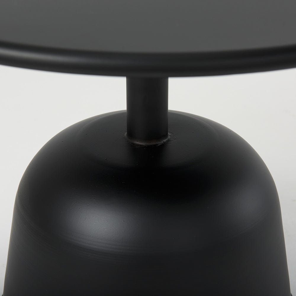 Mercana - Talulla 19.7L x 19.7W x 14.8H Metal Matte Black Accent Table - 70097_CLOSEOUT view 4