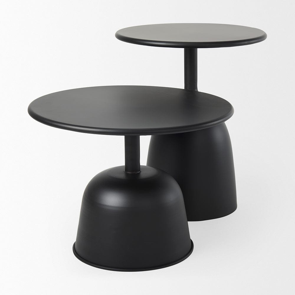 Mercana - Talulla 19.7L x 19.7W x 14.8H Metal Matte Black Accent Table - 70097_CLOSEOUT view 6