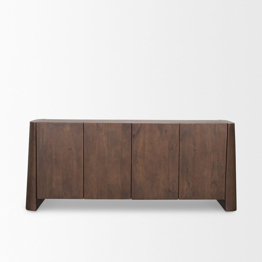 Mercana - Tammar Brown Wood 4-Door Sideboard - 70844 view 2