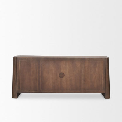 Mercana - Tammar Brown Wood 4-Door Sideboard - 70844 view 4