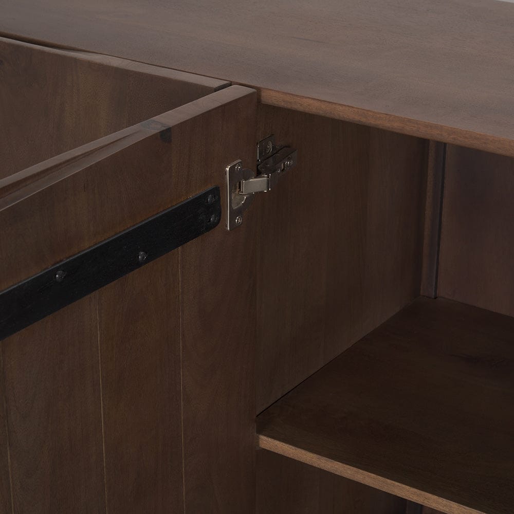Mercana - Tammar Brown Wood 4-Door Sideboard - 70844 view 9