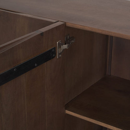 Mercana - Tammar Brown Wood 4-Door Sideboard - 70844 view 9