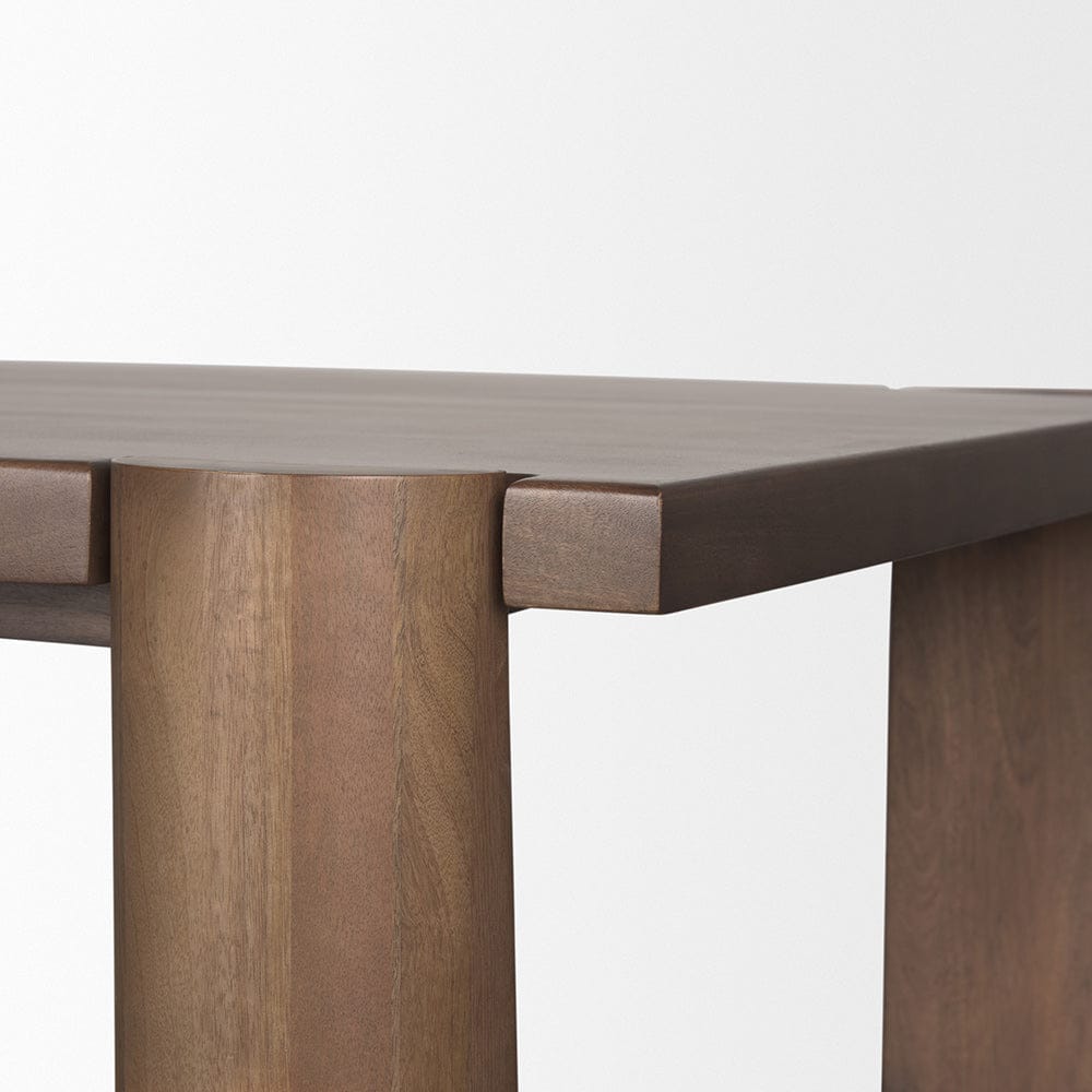 Mercana - Tammar Rectangular Brown Wood w/ Tapered Legs Dining Table - 70843-AB view 6