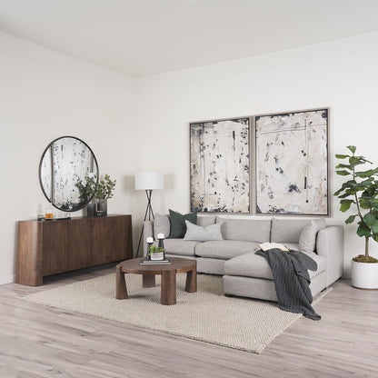 Mercana - Tammar Round Wood w/ Tapered Legs Coffee Table - 70842-AB view 9