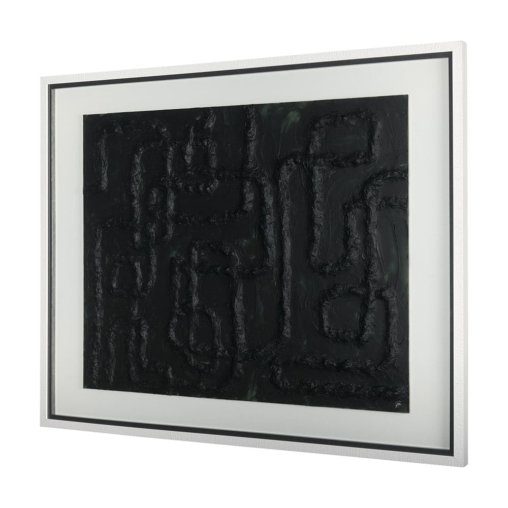Mercana - Tangled I by Studio M a handmade Original Framed Artwork under Glass - 14961 view 2