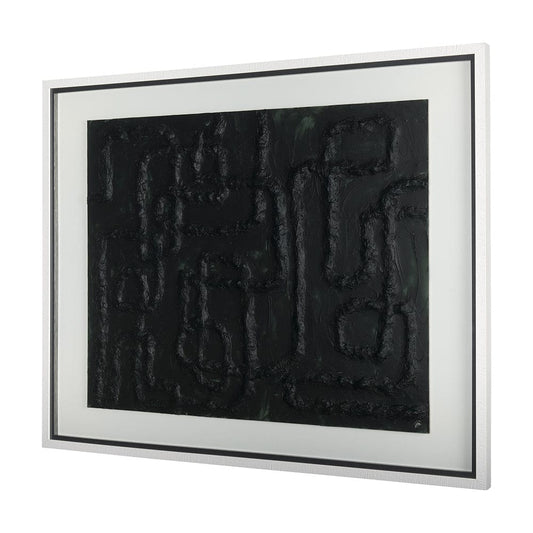 Mercana - Tangled I by Studio M a handmade Original Framed Artwork under Glass - 14961 view 2