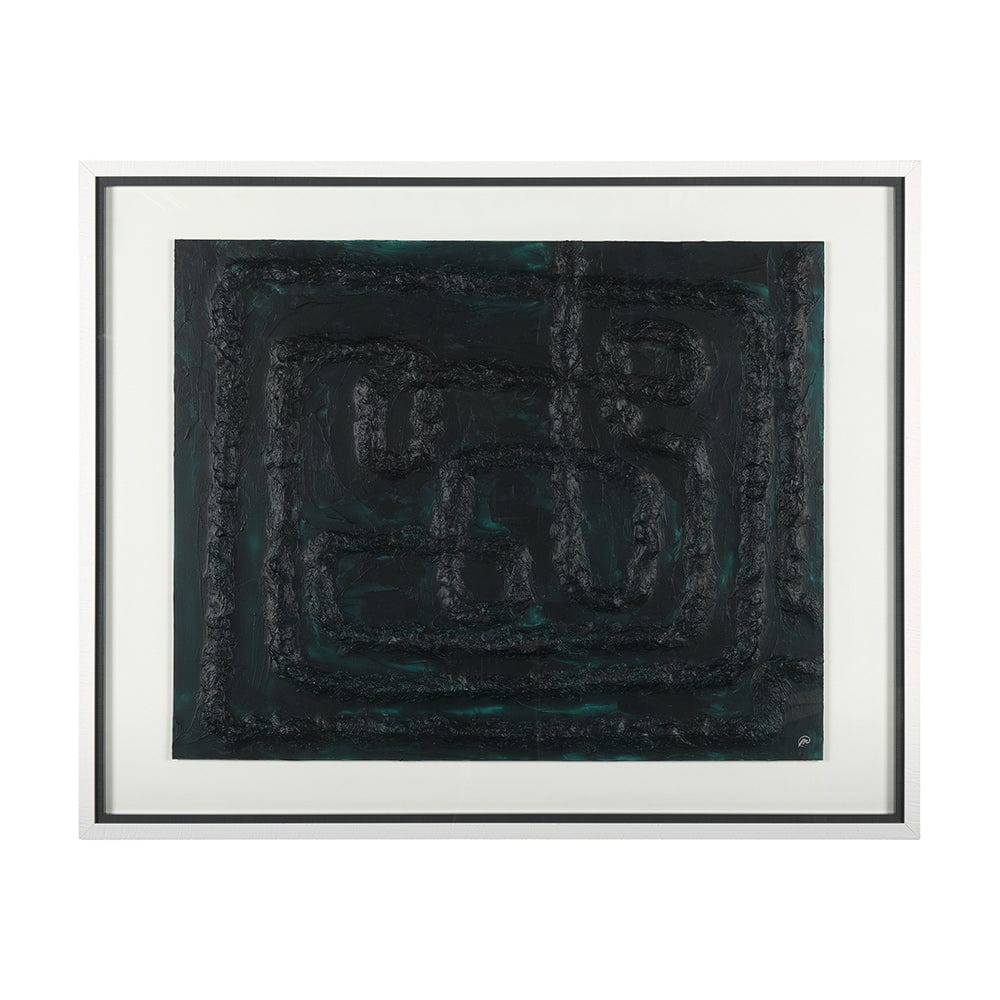 Mercana - Tangled II by Studio M a handmade Original Framed Artwork under Glass - 14962 view 1