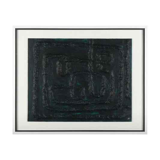 Mercana - Tangled II by Studio M a handmade Original Framed Artwork under Glass - 14962 view 1