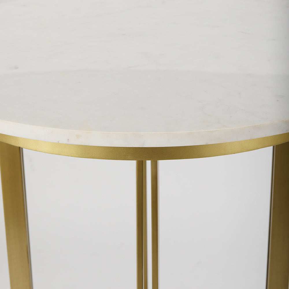 Mercana - Tanner Marble & Gold Metal Bistro Table - 69938-AB_CLOSEOUT view 3
