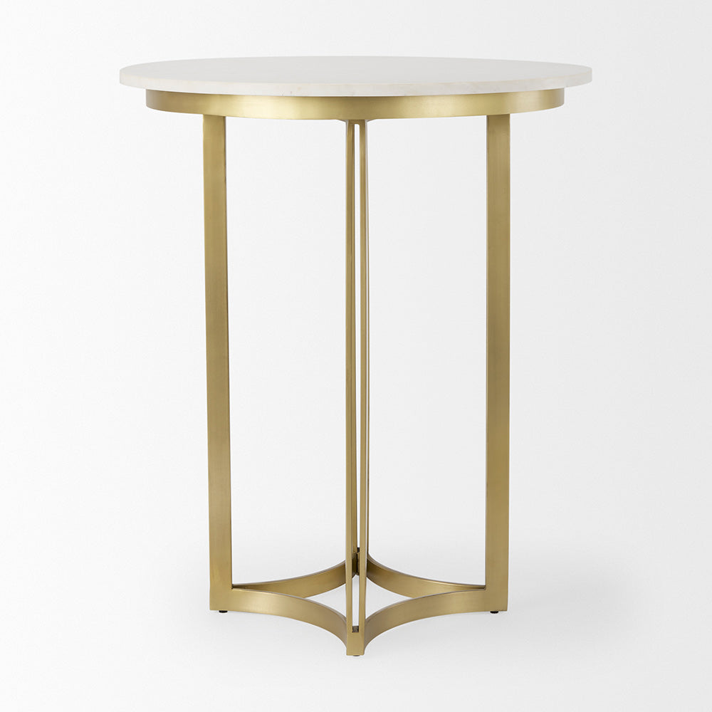 Mercana - Tanner Marble & Gold Metal Bistro Table - 69938-AB_CLOSEOUT view 7
