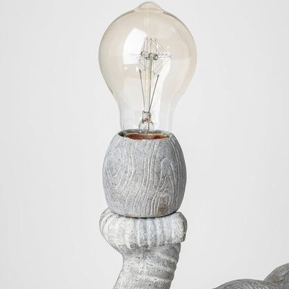 Mercana - Tantor 15.9"H Gray Resin Elephant Calf Table Lamp - 69005 view 5