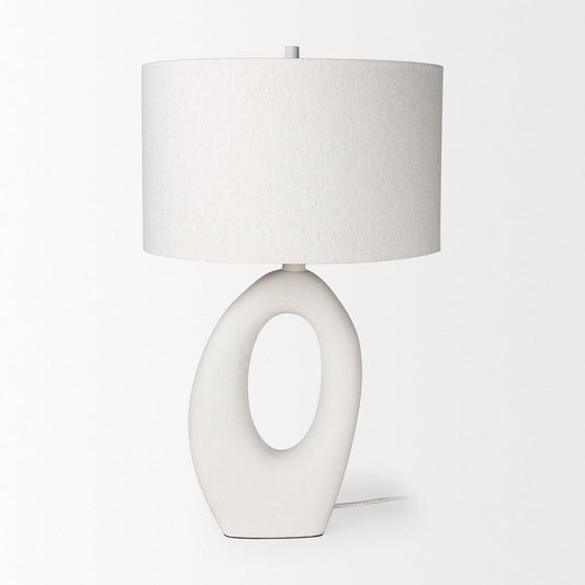 Mercana - Tao 20.0L x 20.0W x 33.0H Cream Base W/White Shade Table Lamp - 69790 view 2
