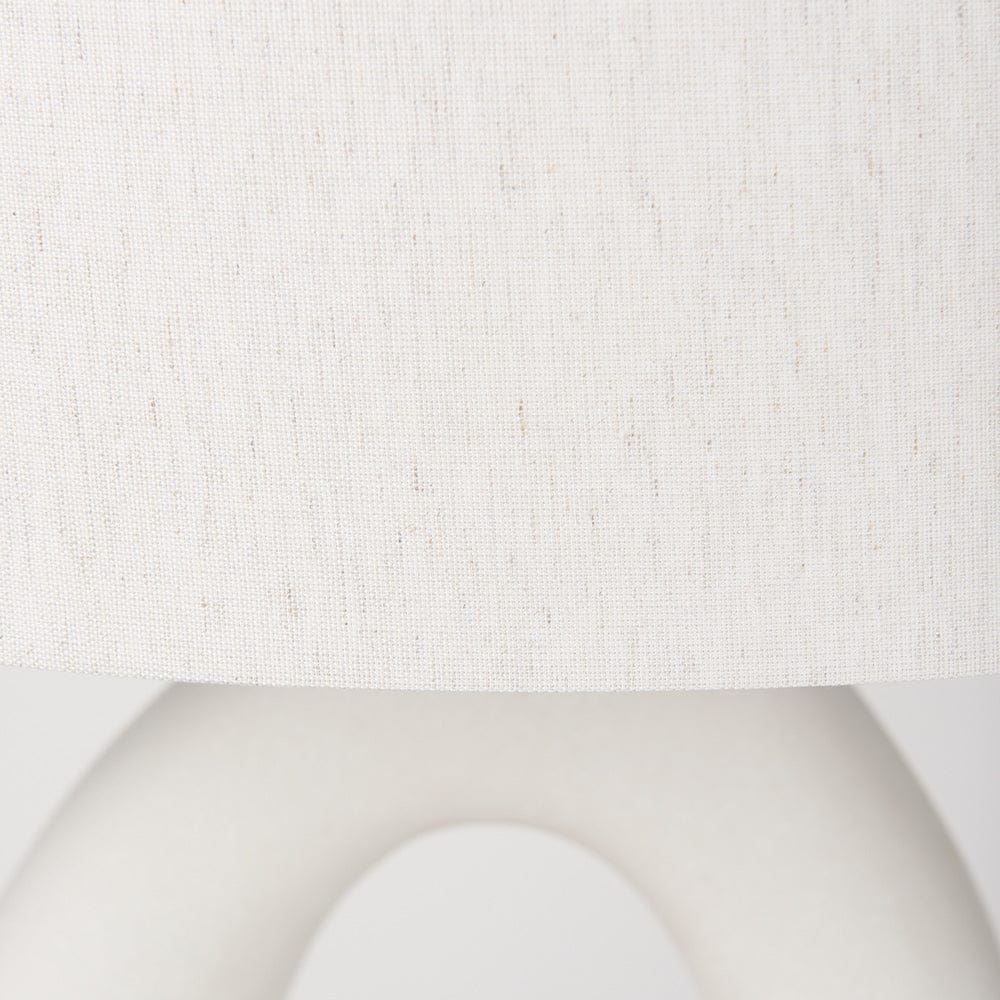 Mercana - Tao 20.0L x 20.0W x 33.0H Cream Base W/White Shade Table Lamp - 69790 view 7