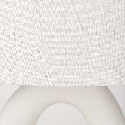 Mercana - Tao 20.0L x 20.0W x 33.0H Cream Base W/White Shade Table Lamp - 69790 view 7