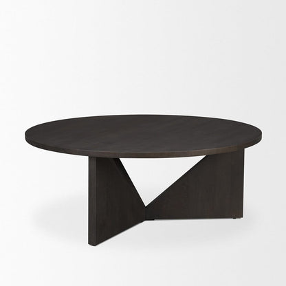Mercana - Tarro Brown Wood w/ Triangle Legs Coffee Table - 71006 view 4